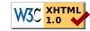 Valid XHTML 1.0 Transitional